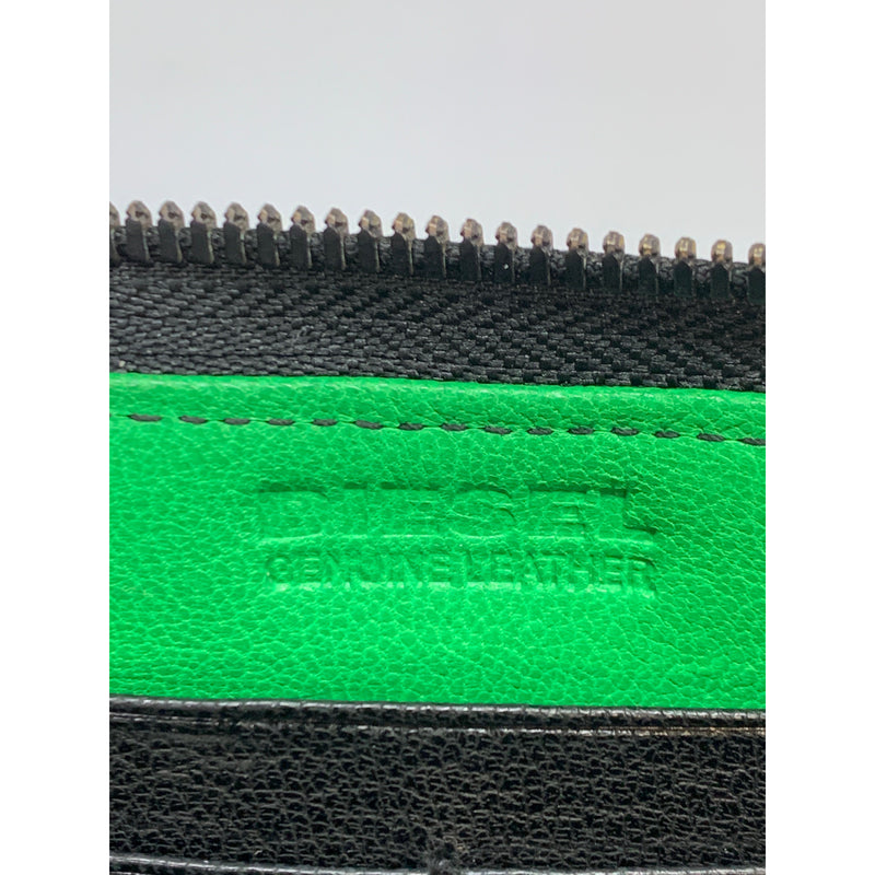 DIESEL/Long Wallet/BLK/Leather