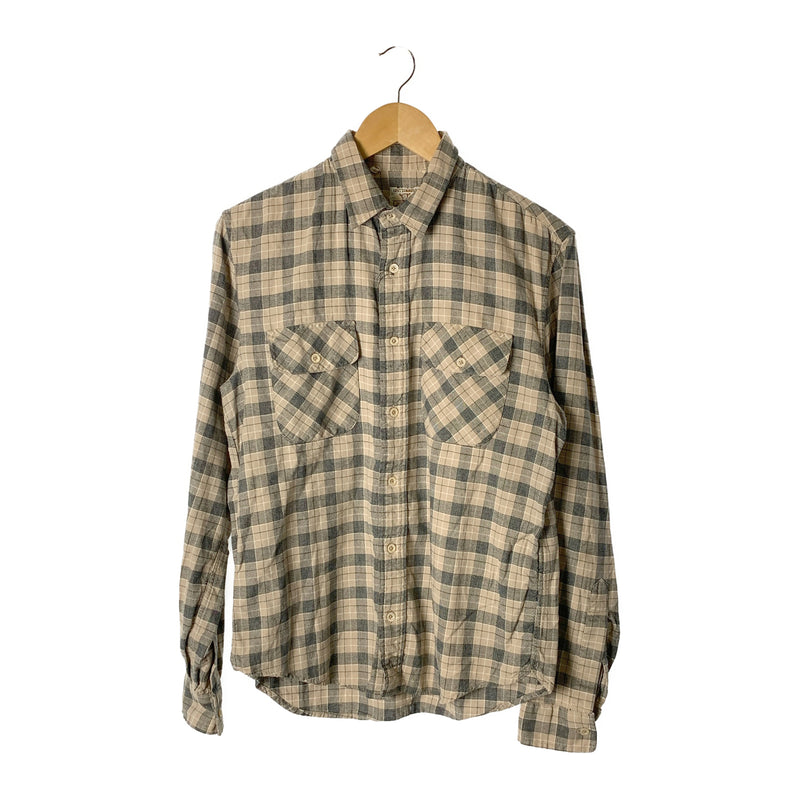 Levis Vintage Clothing/LS Shirt/S/BEG/Cotton