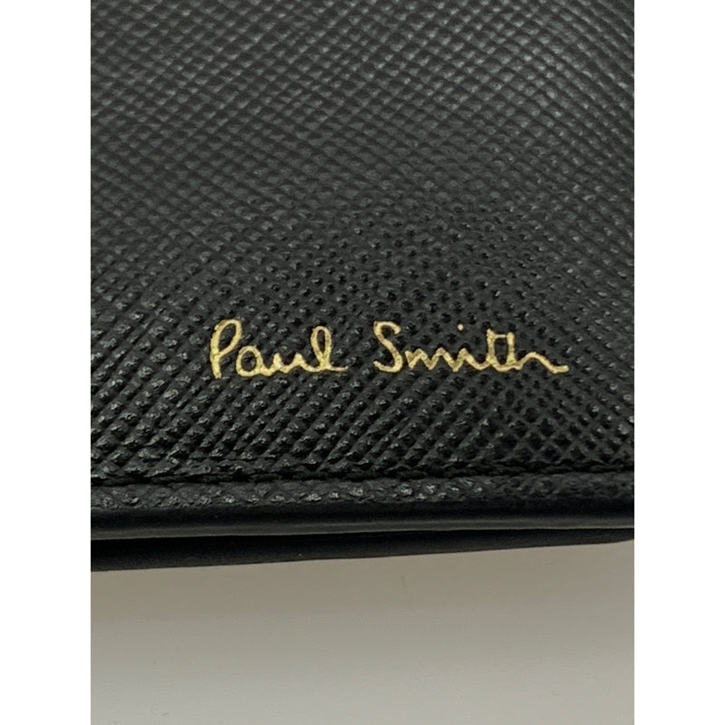 Paul Smith/Card Case/BLK/Enamel/Plain