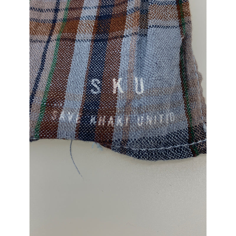 SAVE KHAKI UNITED/Stole/BLU/Cotton/Plaid
