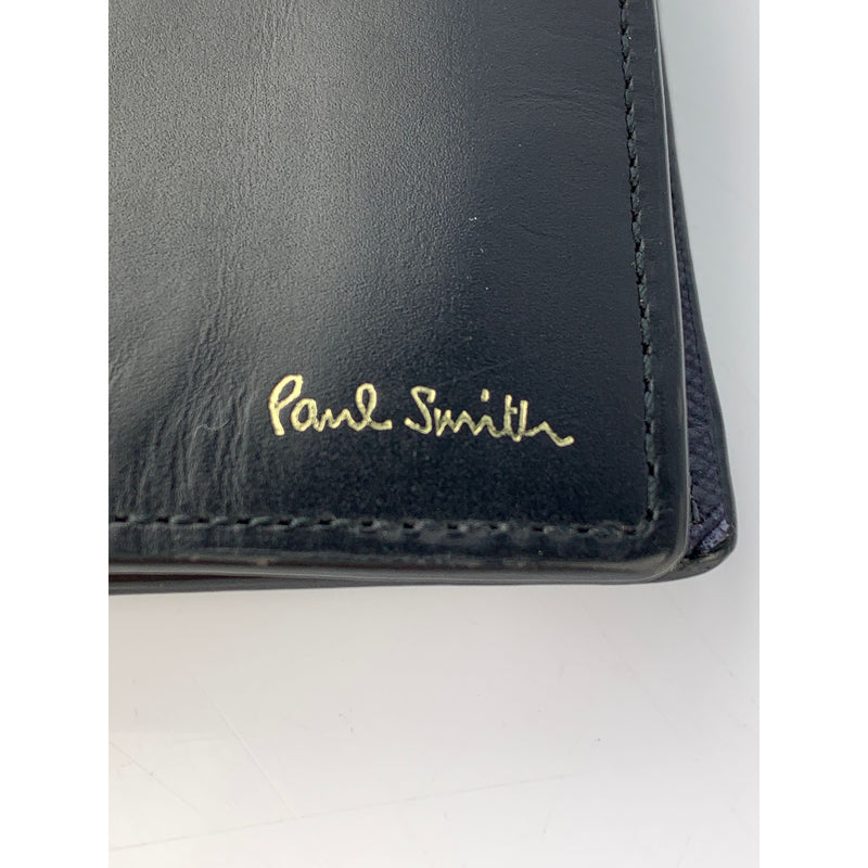 Paul Smith/Bifold Wallet/BLK/Leather