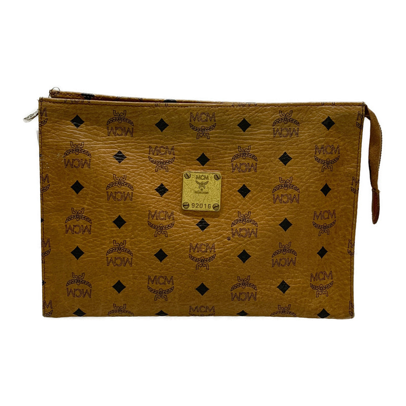 MCM/Clutch Bag/CML/Leather/All Over Print