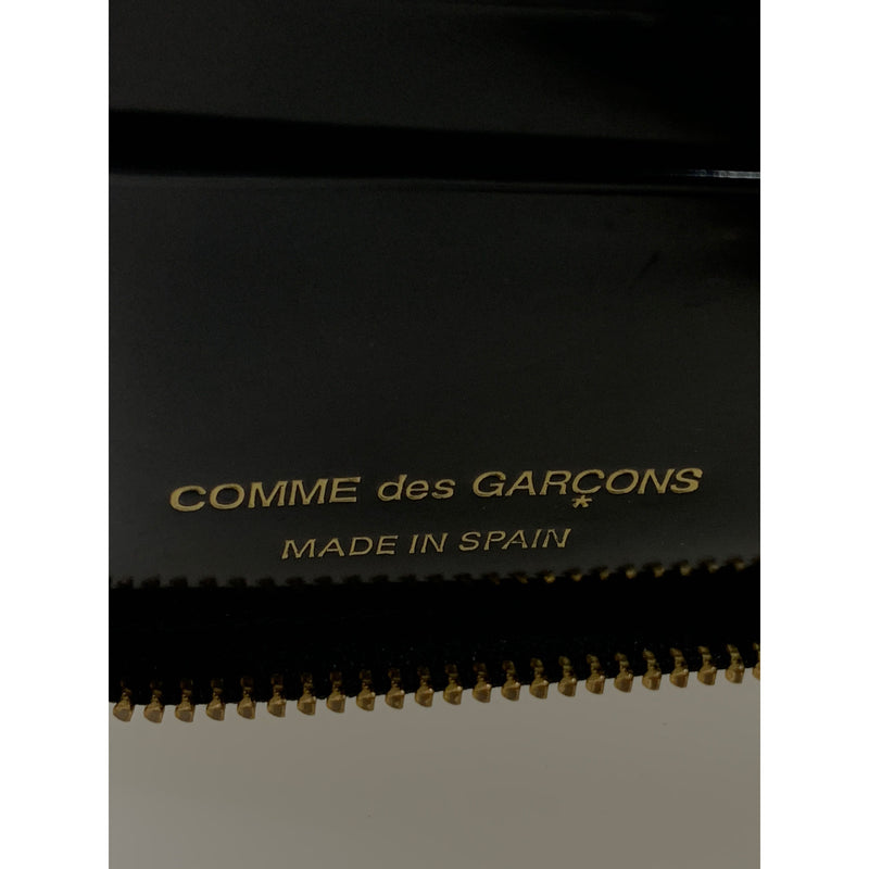 COMME des GARCONS/Bifold Wallet/BLK/Leather/SA2100NE