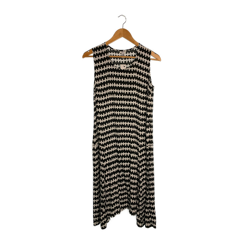 COMME des GARCONS COMME des GARCONS/SL Dress/XS/BLK/Rayon/All Over Print