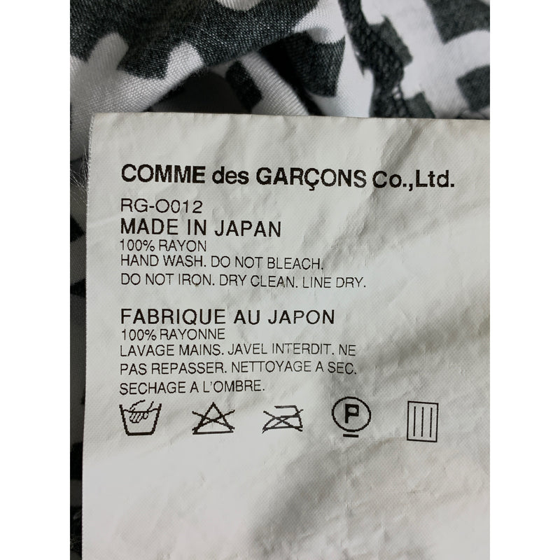COMME des GARCONS COMME des GARCONS/SL Dress/XS/BLK/Rayon/All Over Print