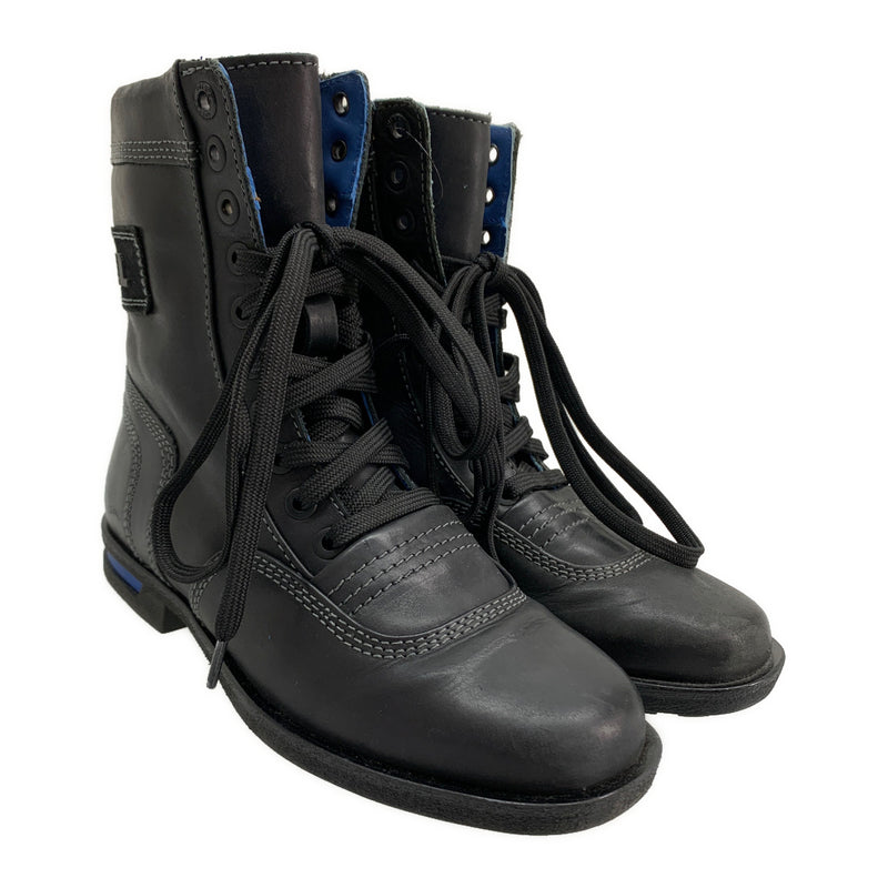 DIESEL/Lace Up Boots/US6/BLK
