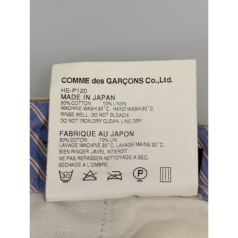 COMME des GARCONS HOMME/Shorts/XS/BEG/Cotton/Stripe/HE-P120