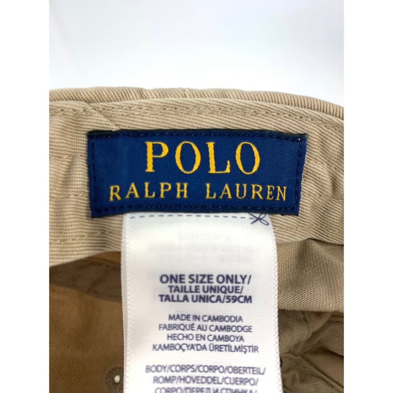 POLO RALPH LAUREN/Cap/FREE/BEG/Cotton