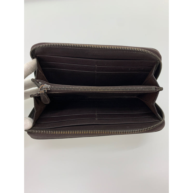 BOTTEGA VENETA/Long Wallet/BRW/Leather