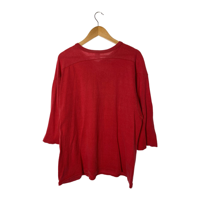 Champion/3|4S Cut & Sew/XL/RED/Cotton
