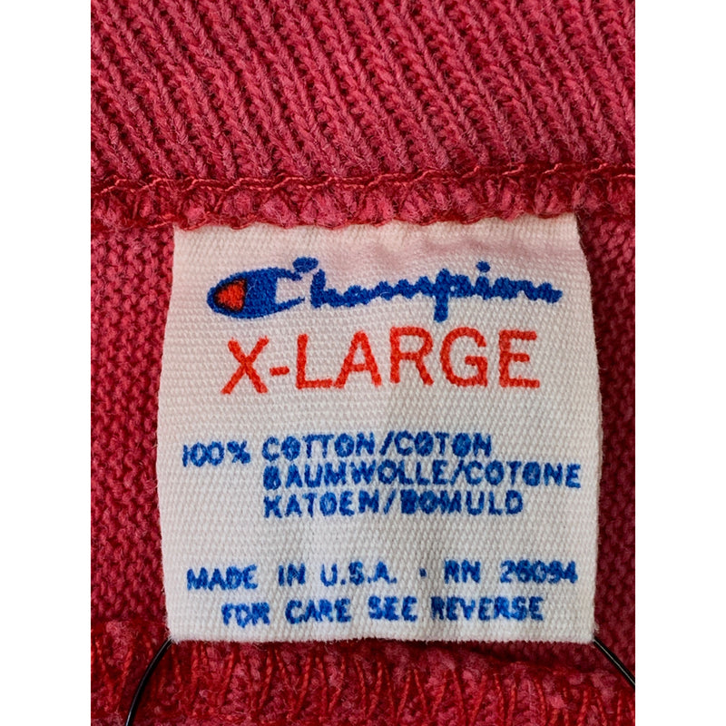 Champion/3|4S Cut & Sew/XL/RED/Cotton