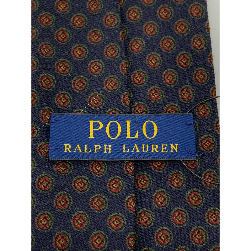 POLO RALPH LAUREN/Tie/NVY/Wool/All Over Print