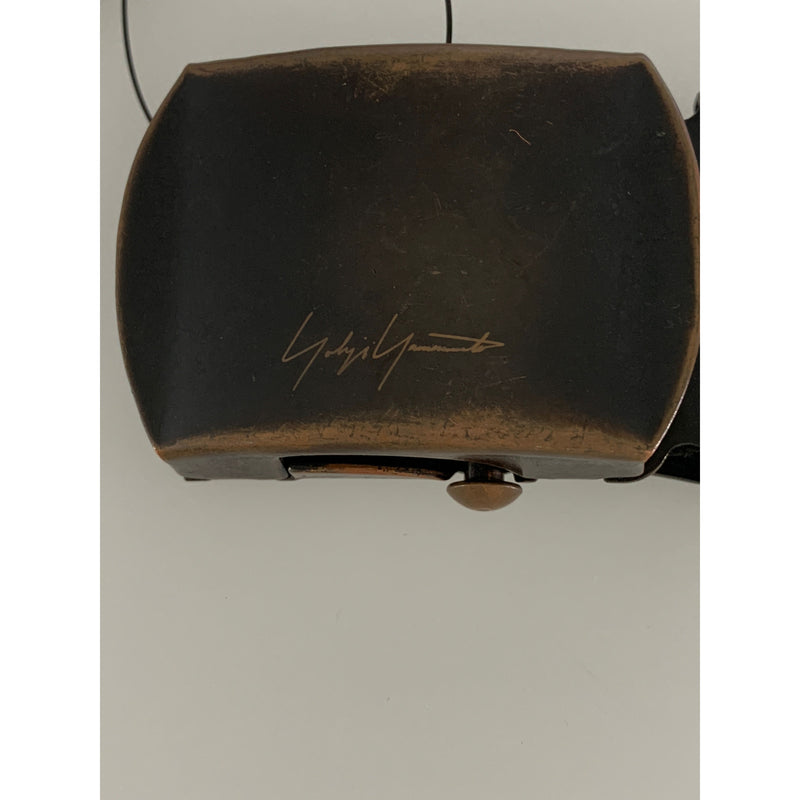 yohji yamamoto POUR HOMME/Belt/BLK/Nylon