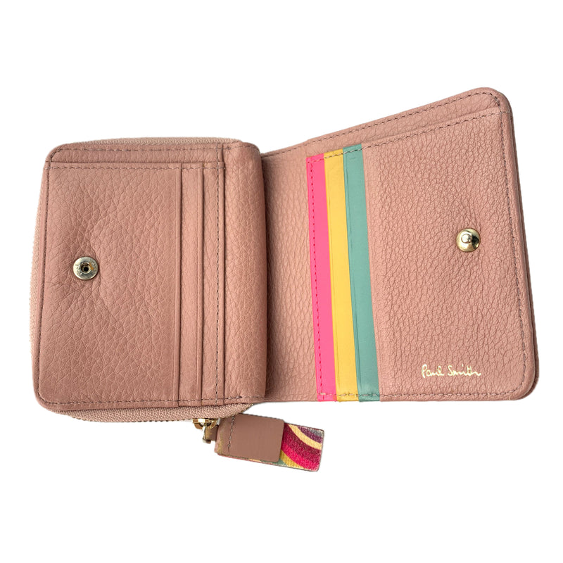 Paul Smith/Bifold Wallet/PNK/Leather