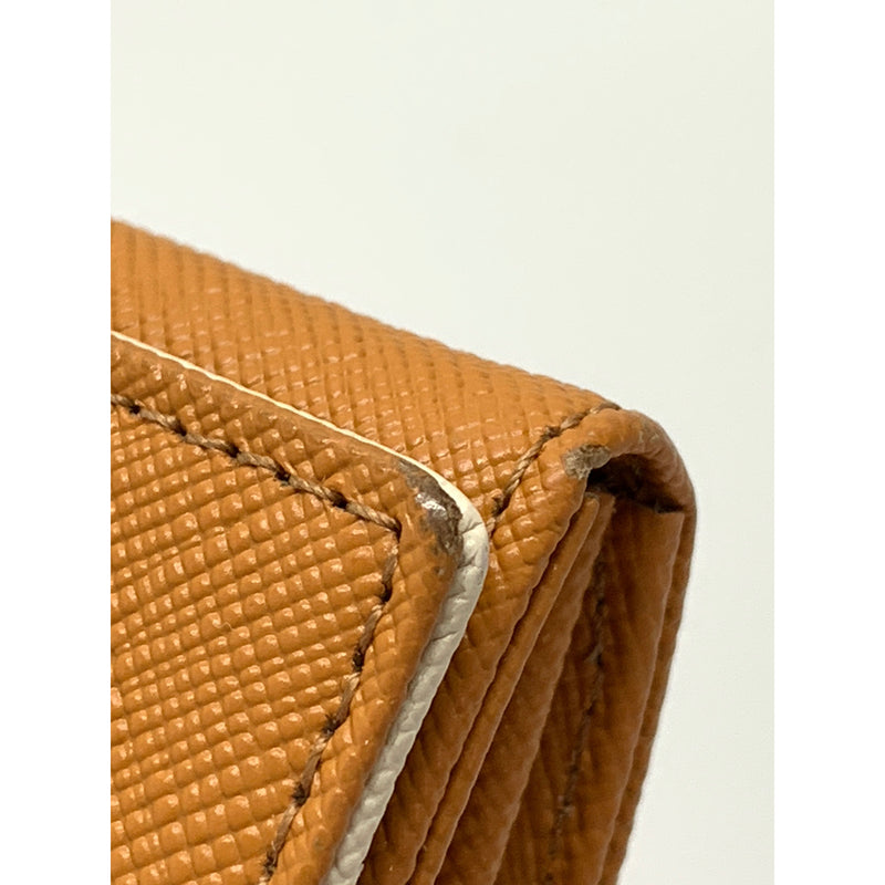 agnes b./Long Wallet/ORN/Leather/Plain