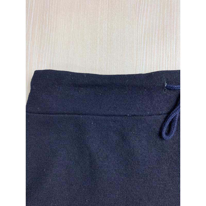 ISSEY MIYAKE/Long Skirt/M/NVY/Wool/Plain
