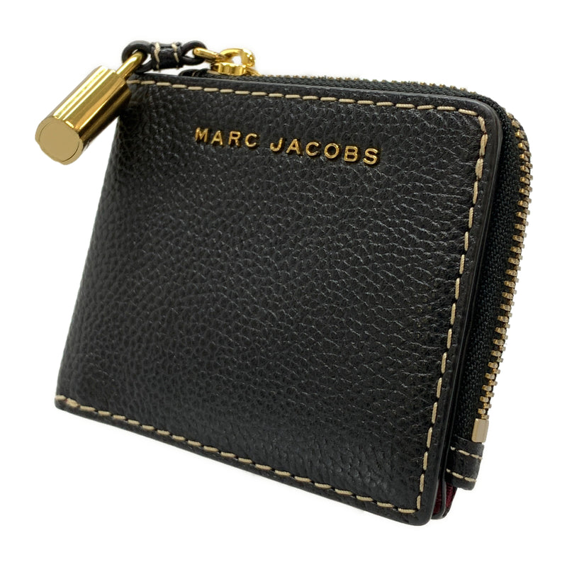 MARC JACOBS/Bifold Wallet/BLK/Leather