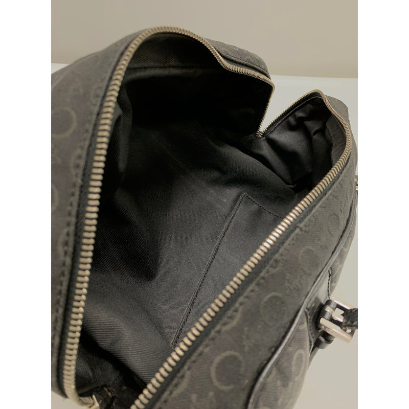 CELINE/Hand Bag/GRY/Canvas/All Over Print
