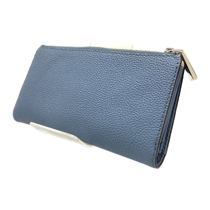 MICHAEL KORS/Long Wallet/BLU/Leather