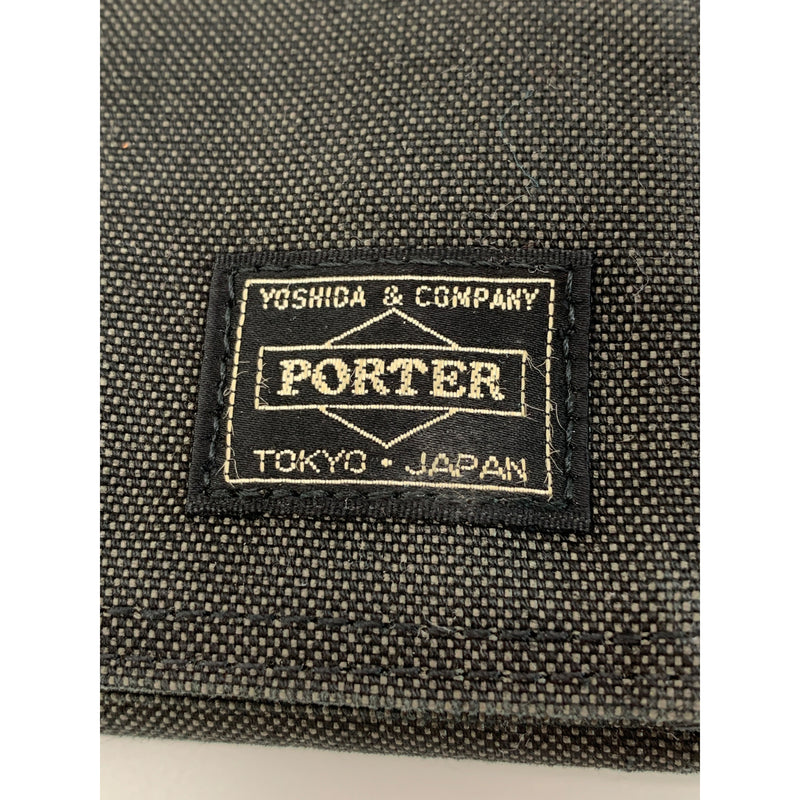 PORTER/SMOKY/Long Wallet/GRY/Nylon/Plain