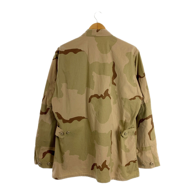 US.ARMY/LS Shirt/M/KHK/Cotton/Camofrage