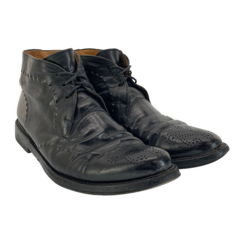 MIHARA YASUHIRO/Lace Up Boots/US8.5/BLK/Leather