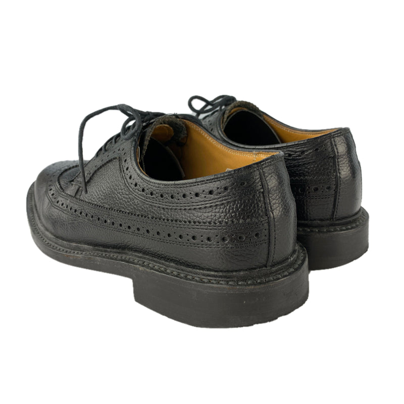REGAL/Dress Shoes/US7.5/BLK/Leather