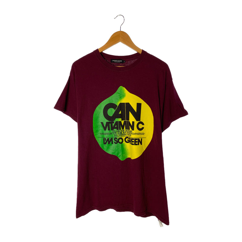 UNDERCOVER/CAN VITAMIN C TEE/T-Shirt/L/BRD/Cotton