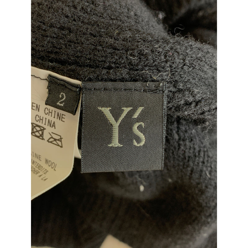 Ys/Heavy Cardigan/2/BLK/Wool/Plain