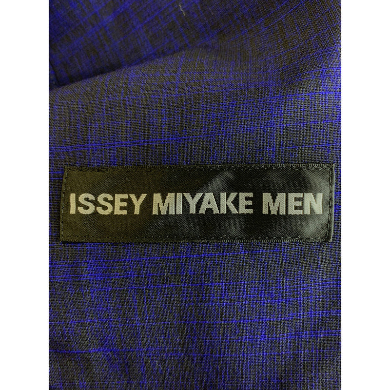 ISSEY MIYAKE MEN/T&B Set/BLU/Wool/Plaid