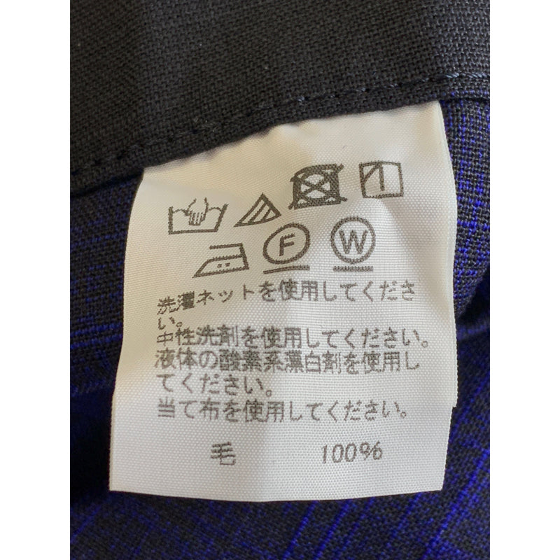 ISSEY MIYAKE MEN/T&B Set/BLU/Wool/Plaid
