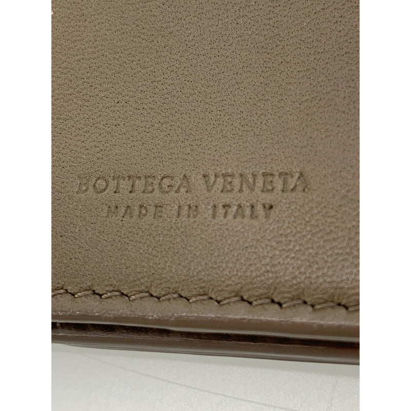 BOTTEGA VENETA/Long Wallet/GRY/Leather