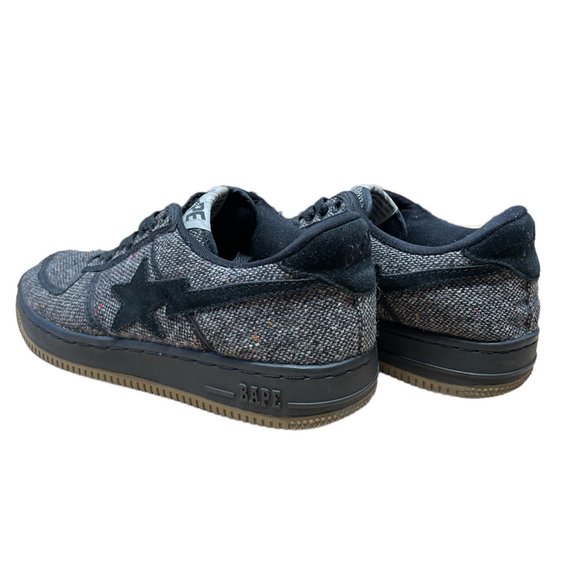 BAPE STA!/Low-Sneakers/US 7/Cotton/GRY