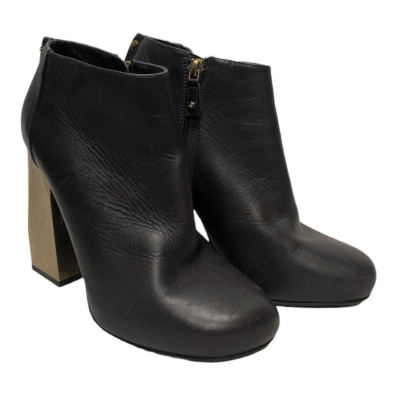 LANVIN//Booties/7.5/BLK/Leather/Plain