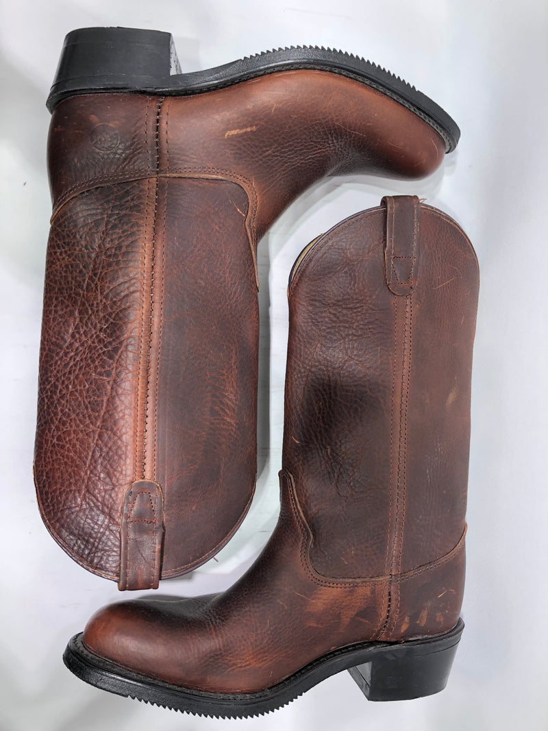 DOUBLE H /Cowboy Boots/8.5/BRW/Leather