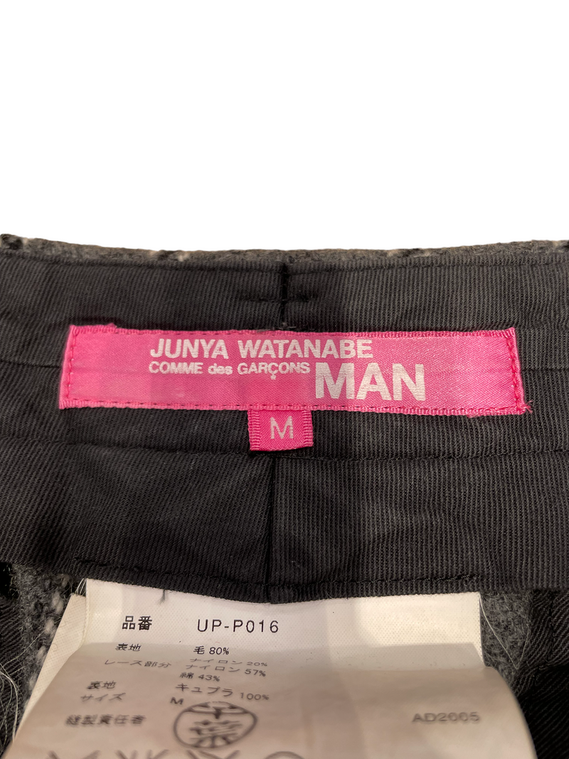 JUNYA WATANABE COMME des GARCONS/Pants/M/Wool/GRY