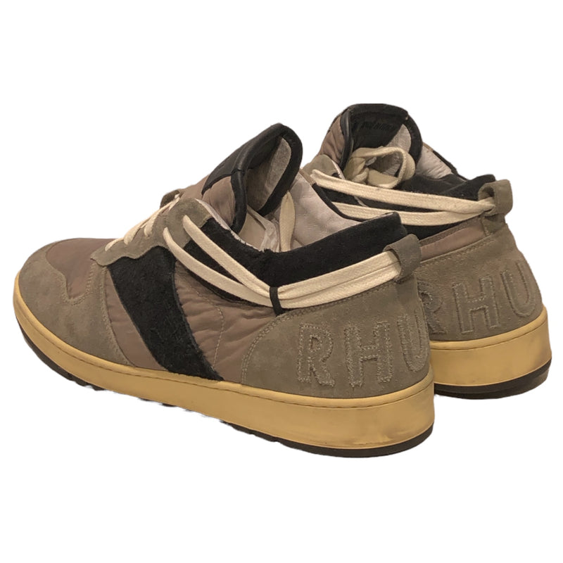 RHUDE/RHECESS LOW/Low-Sneakers/US13/GRY/Polyester/Plain