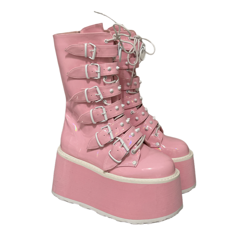 DEMONIA/Boots/US 8/PNK