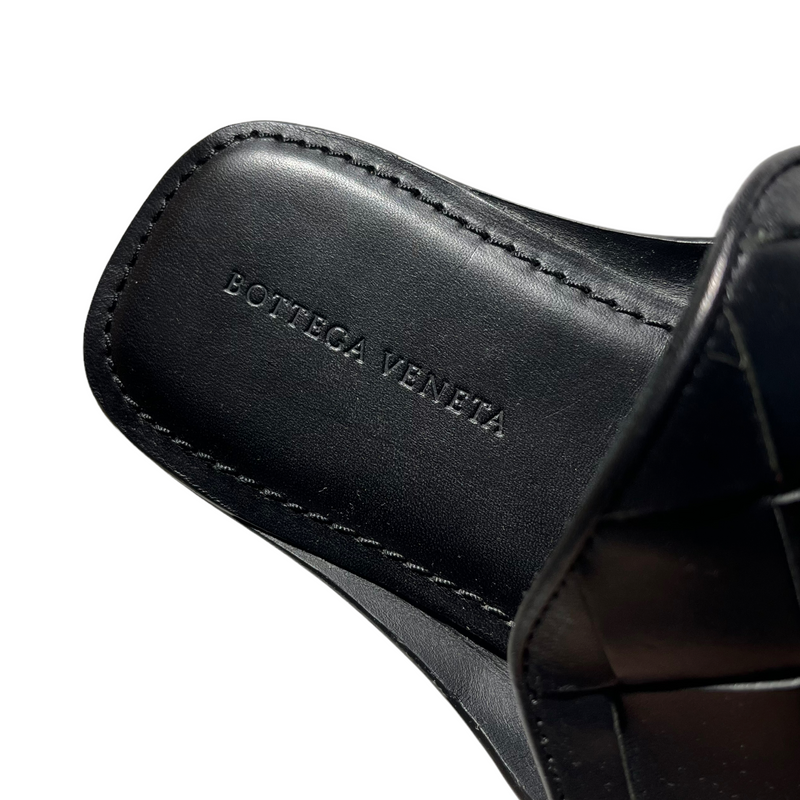 BOTTEGA VENETA/Flat Shoes/EU 40/Leather/BLK/bottega flat shoes