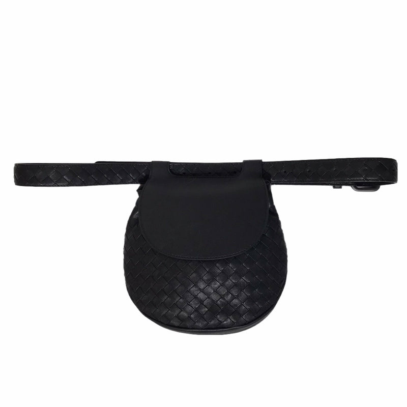 BOTTEGA VENETA/NAPPA/Hand Bag/OS/BLK/Leather/Border