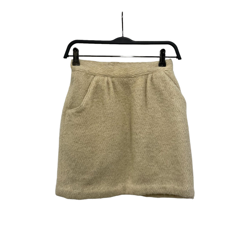 ISSEY MIYAKE///Skirt/9/Plain/Wool/WHT//W [Designers] Essentials/