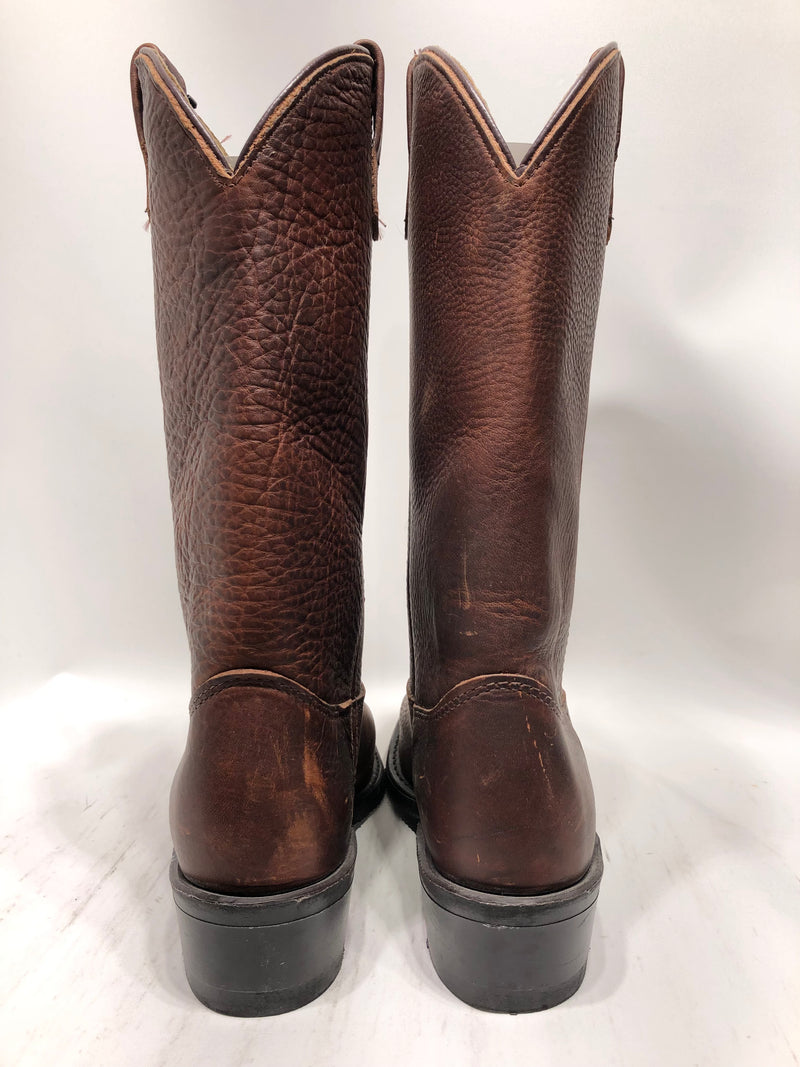 DOUBLE H /Cowboy Boots/8.5/BRW/Leather
