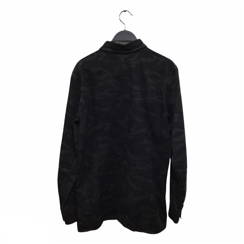 RAF SIMONS/STERLING RUBY/Shirt/48/BLK/Cotton/All Over Print