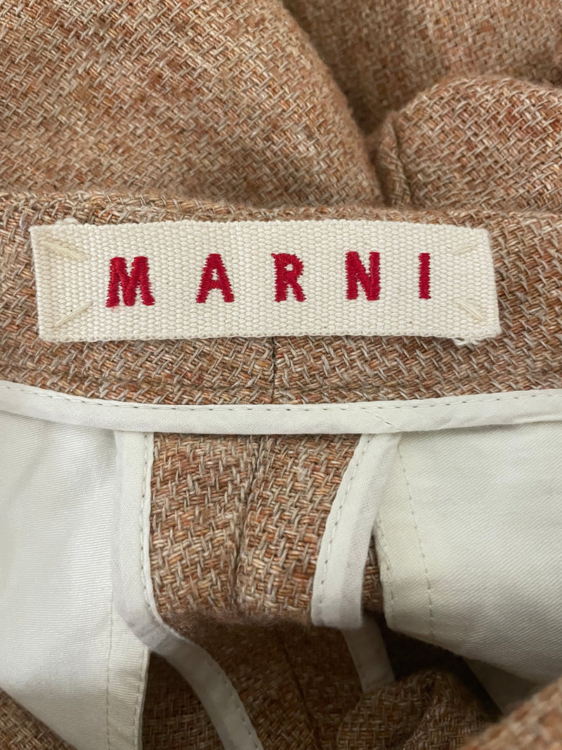 MARNI///Cropped Pants/M/Cotton/ORN//Plain/M [Designers] Essentials/