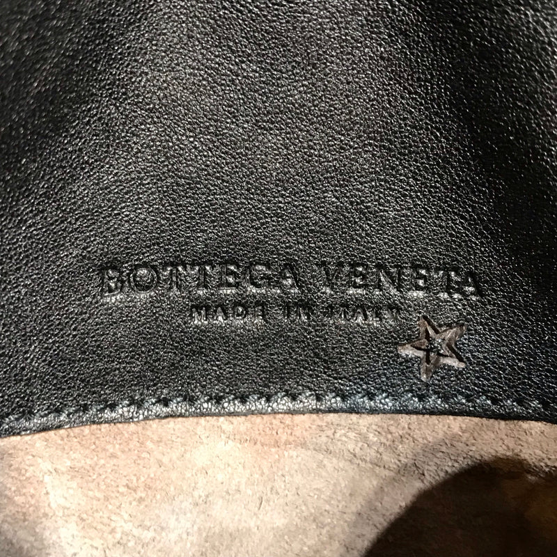 BOTTEGA VENETA/NAPPA/Hand Bag/OS/BLK/Leather/Border