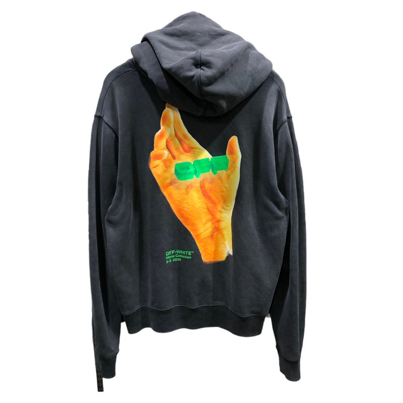 OFF-WHITE/Hoodie/M/Cotton/GRY