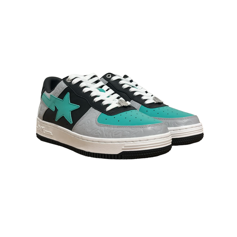 BAPE STA!/Low-Sneakers/US 9/Leather/GRN/LOW M2 GREEN