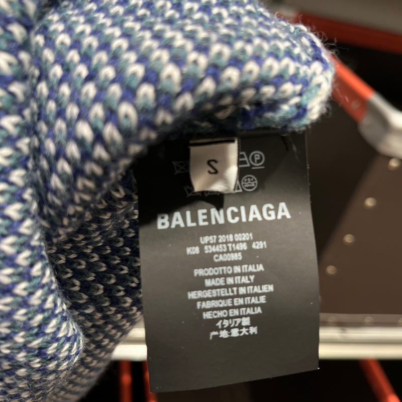 BALENCIAGA/Heavy Sweater/S/Wool/MLT/2018 KNIT SWEATER