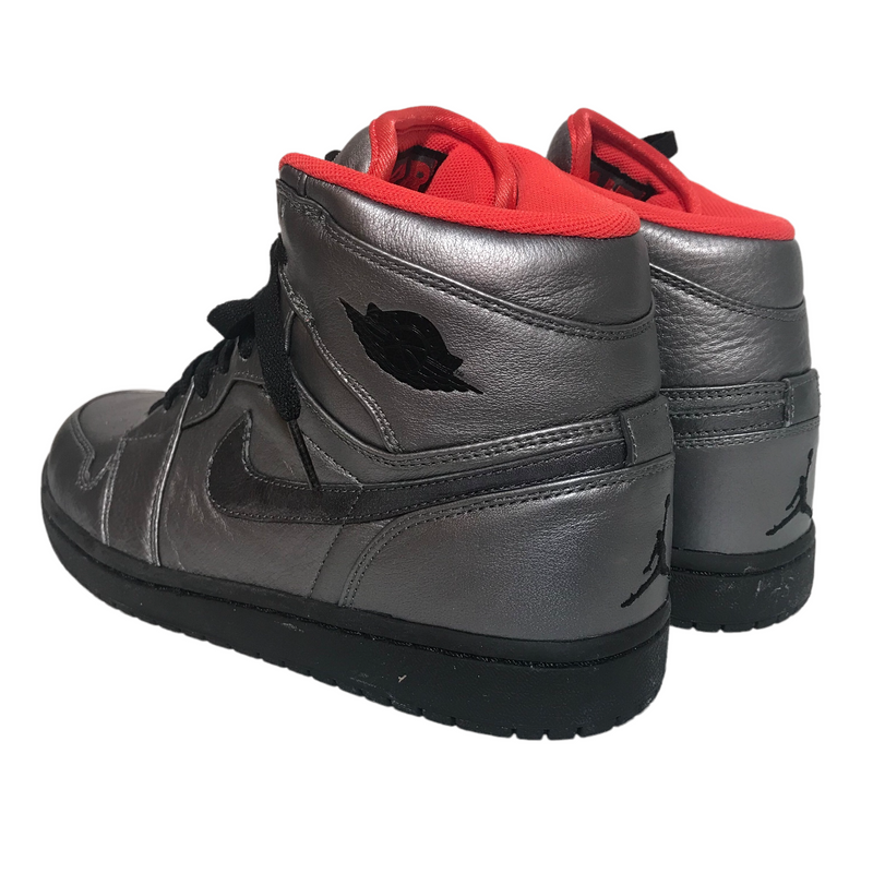 Jordan/Hi-Sneakers/US 8.5/Leather/SLV/1 Retro Hi Pewter