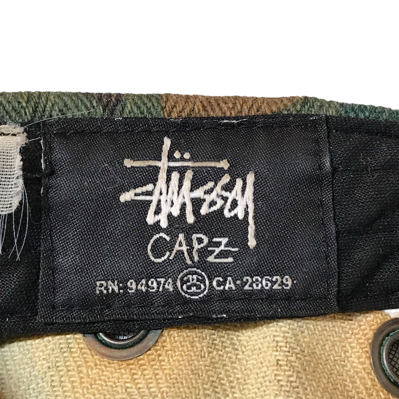 STUSSY/Cap/Camouflage/Cotton/GRN/Capz